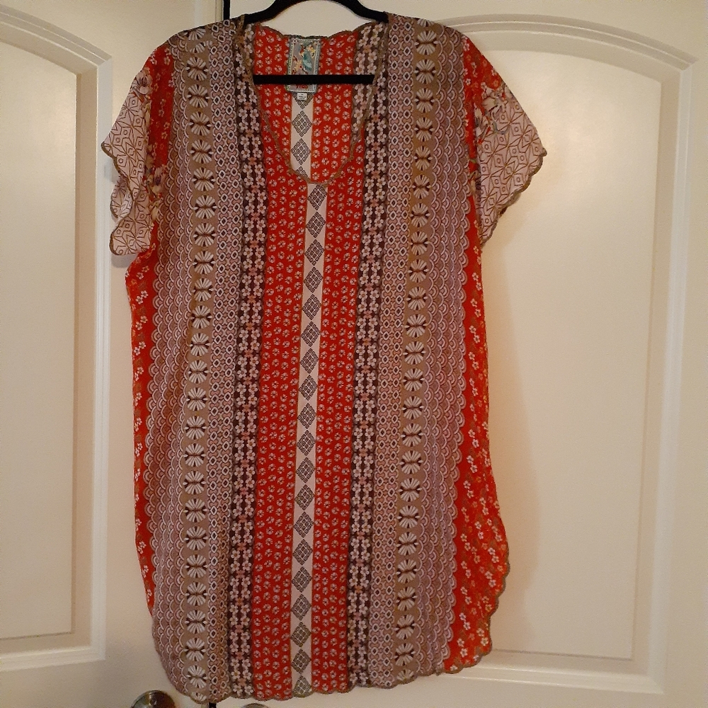Johnny Was tunic top